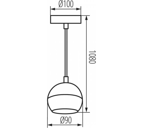 Потолочная люстра KANLUX GALOBA C 1xGU10 B 33683