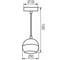 Потолочная люстра KANLUX GALOBA C 1xGU10 B 33683 2