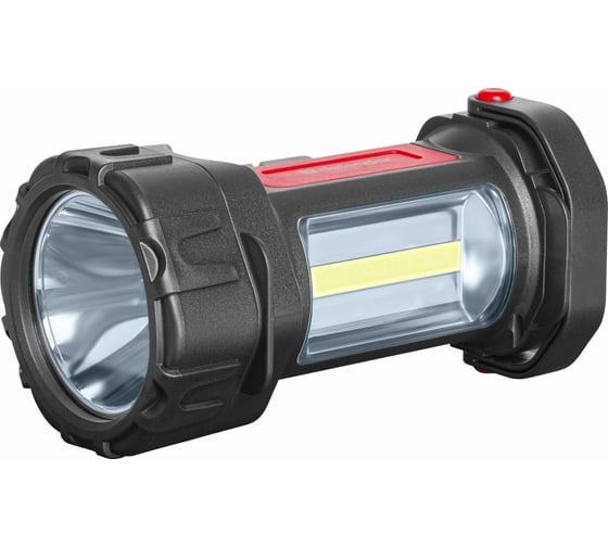 Кемпинговый фонарь Defender FL-21, LED+COB поворотн ручка,Li АКБ, красный 92012