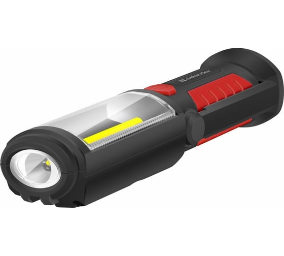 Фонарь Defender FL-20, LED+COB магнитн. держат, черный+красн 92011