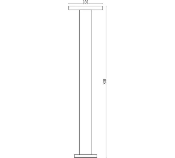 Уличный фонарь (столб) MAYTONI Wald O420FL-L12GF1