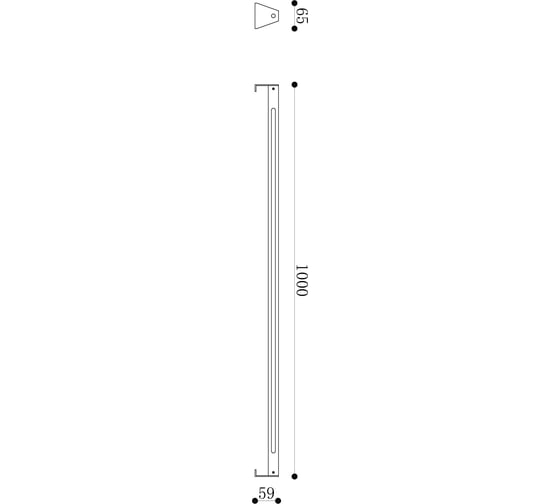 Уличный фонарь (столб) MAYTONI Edge O415FL-L15B3K