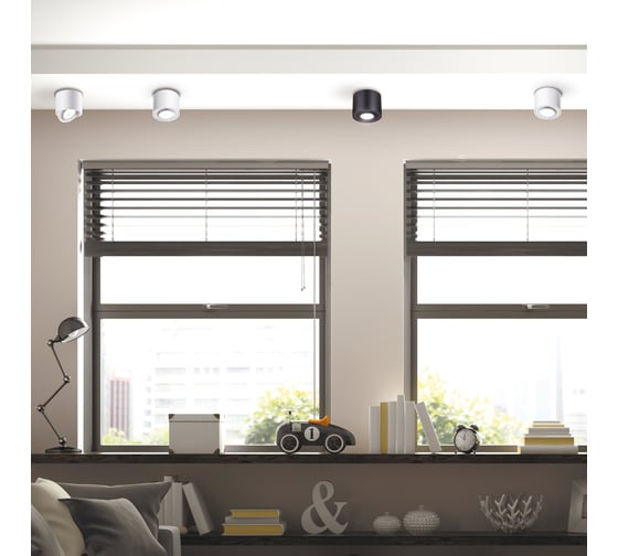 Накладной светодиодный светильник NOVOTECH LED, 18W, GESSO 358814