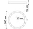 Накладной светодиодный светильник NOVOTECH LED, 50W, NLO 358799 5