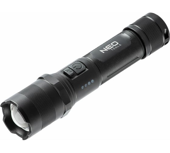 Перезаряжаемый фонарик NEO Tools USB 1000 лм OSRAM P9 LED 99-035