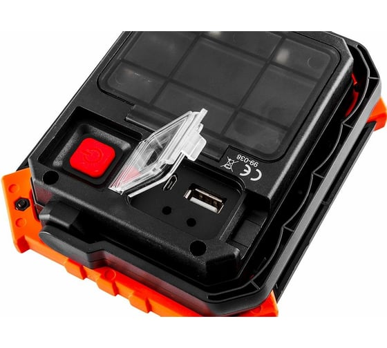 Аккумуляторный прожектор NEO Tools 750 лм, Power Bank, COB, 3xAA/2хLi-Ion, IP20 99-038