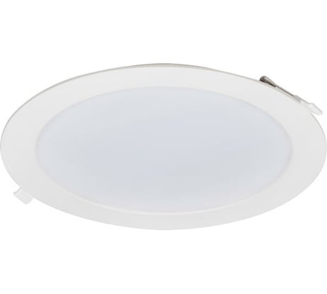 Встраиваемый светодиодный светильник MAKSILED 18Вт, 3000K/4000K/6000K, 1260/1476/1332лм, круг, регулируемый, белый ML-IN-8205-TRIW