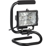 Галогенный прожектор IEK ИО150 переноска, черный IP54 ИЭК LPI03-1-0150-K02