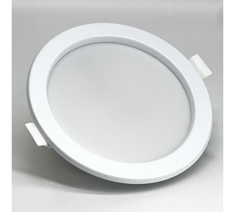 Светодиодный светильник truEnergy ультратонкий круг 9W 4000K 600Lm D118мм белый металл 10033