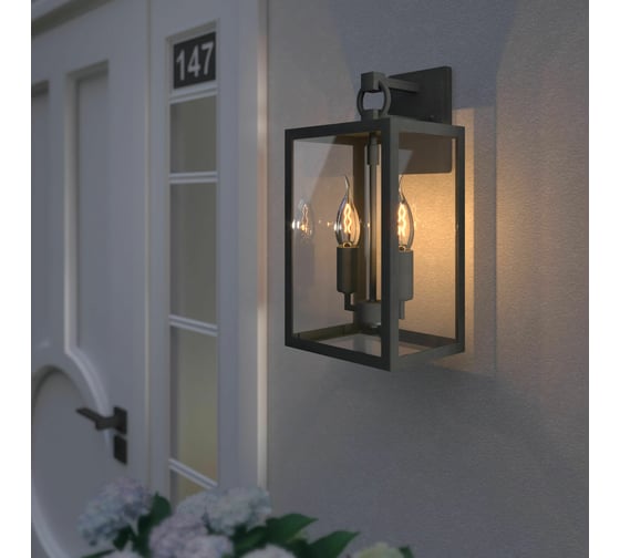 Садово-парковый светильник Elektrostandard - 35150/D Candle D чёрный a058260