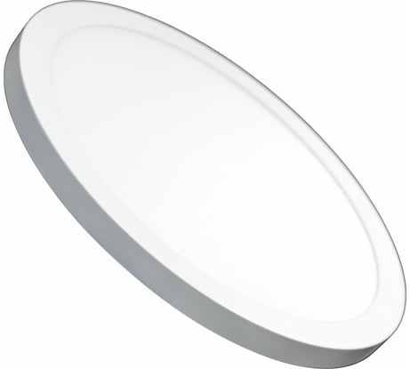 Светодиодный диммируемый универсальный светильник truEnergy круг 18W 4000K 1530Lm D217мм белый пластик с регулируемым креплением 10833