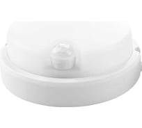 Светодиодный накладной светильник с инфракрасным датчиком движения truEnergy круг IP54 8W 4000K 600Lm D140мм белый пластик 11108