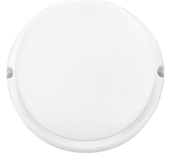 Накладной светодиодный светильник с акустическим датчиком truEnergy круг IP54 8W 4000K 600Lm D140мм белый пластик 11109