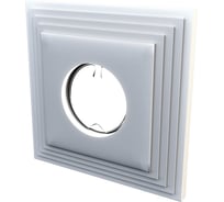 Точечный встраиваемый светильник VILART из гипса, белый, 1хGU5.3, 35Вт, 98x98x15мм V40-140