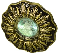 Точечный встраиваемый светильник VILART из гипса, бронза, 1хGU5.3, 35Вт, 121x17мм V40-93