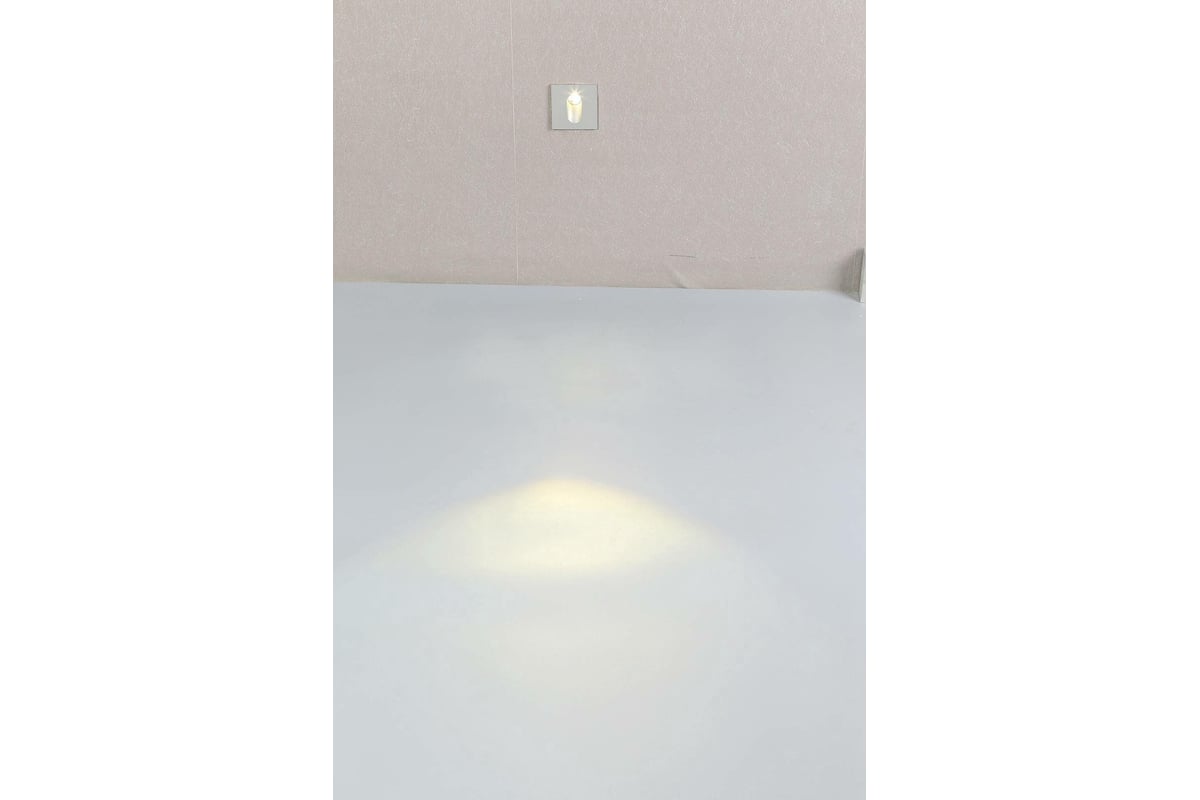 Встраиваемое бра для подсветки лестницы/пола DesignLed FLOOR S Серебро ...