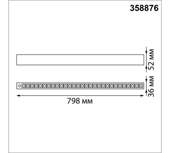Накладной/подвесной светодиодный светильник NOVOTECH LED 30W ITER 3588 358876
