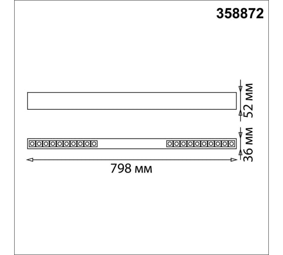 Накладной/подвесной светодиодный светильник NOVOTECH LED 30W ITER 3588 358872