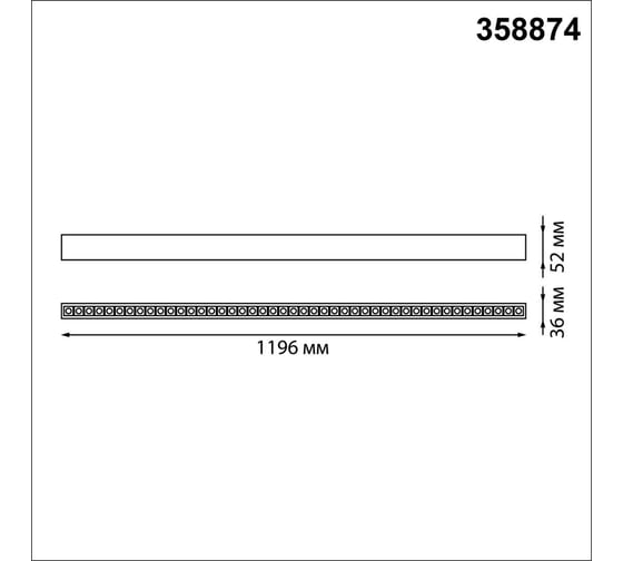 Накладной/подвесной светодиодный светильник NOVOTECH LED 40W ITER 3588 358874