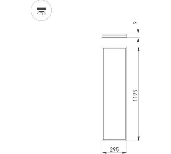 Светильник DL-INTENSO-S300x1200-40W Day4000 Arlight 036236