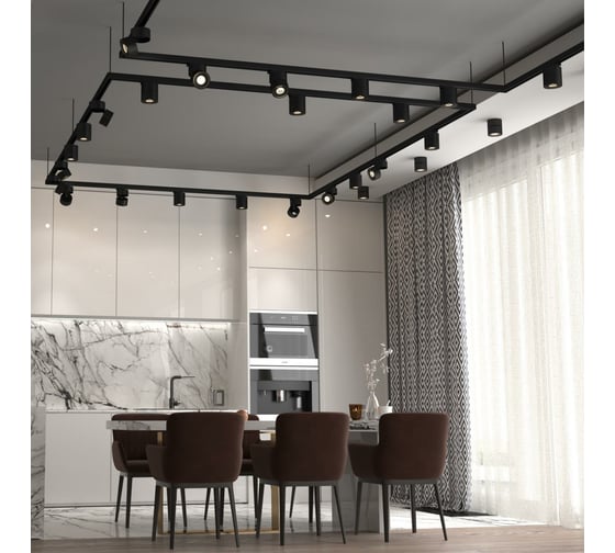 Трехфазный трековый светодиодный светильник NOVOTECH LED 15W GRODA 358 358779