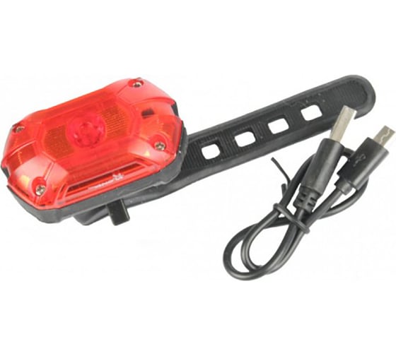 Задняя фара KLONK, 1 диод, IPX4, micro USB, LiPo 3,7 V/ 700 mAh, 11930 1