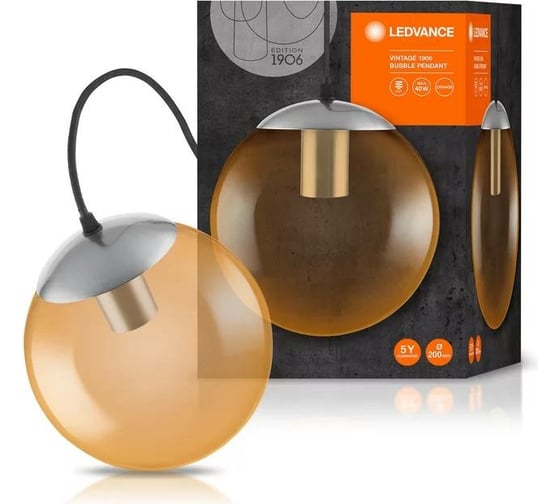 Потолочный светильник LEDVANCE 1906 BUBBLE PENDANT 200x1215 Золотистый без лампы 4058075217423