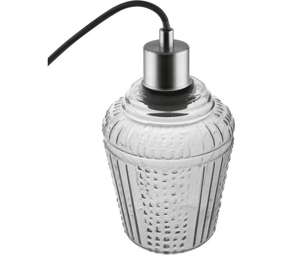 Потолочный светильник LEDVANCE 1906 CARVED PENDANT JAR G SM Дымчато-серый (без лампы) 4058075217249