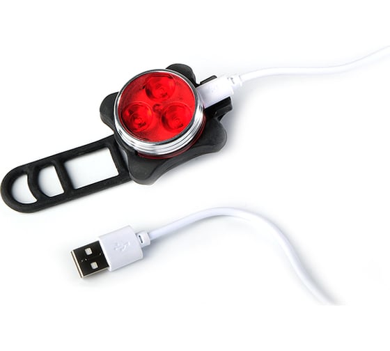 Аккумуляторный фонарь ФАZА велосипедный BR3-L03 3SMD 12лм IP44 задний 4 режима: 100проц./50проц./частое мигание/редкое мигание USB 5034235
