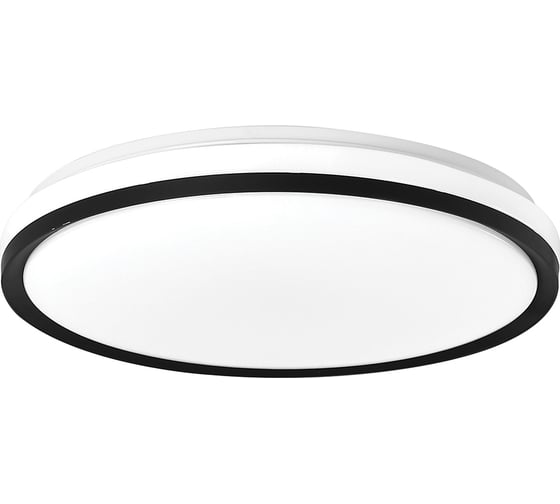 Светодиодный управляемый светильник FERON AL6240 Simple matte тарелка 80W 3000К-6500K черный 48073