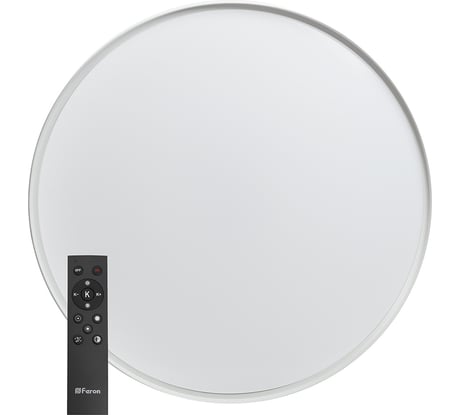 Светодиодный управляемый светильник FERON AL6230 Simple matte тарелка 80W 3000К-6500K белый 48072