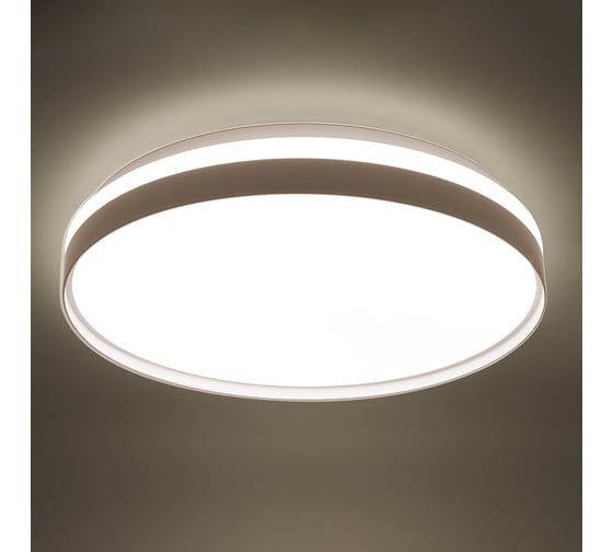 Светодиодный управляемый светильник FERON AL6230 Simple matte тарелка 80W 3000К-6500K белый 48072