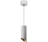Потолочный светильник FERON ML1818 Barrel tilt на подвесе MR16 35W 230V, белый, золото 48040 1