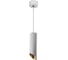 Потолочный светильник FERON ML1838 Barrel tilt на подвесе MR16 35W 230V, белый, золото 48044 1