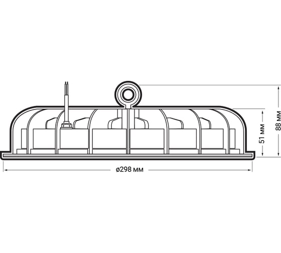 Промышленный светильник Jazzway PHB UFO 03 150w, 5000K, 120град, IP65, 5034594