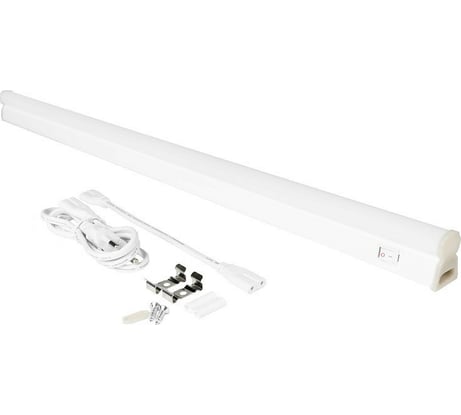 Светодиодный линейный светильник СириусА Т5 300x37x22мм 5Вт 6500К 450Лм IP40 LT5-300-5W-OP-65K