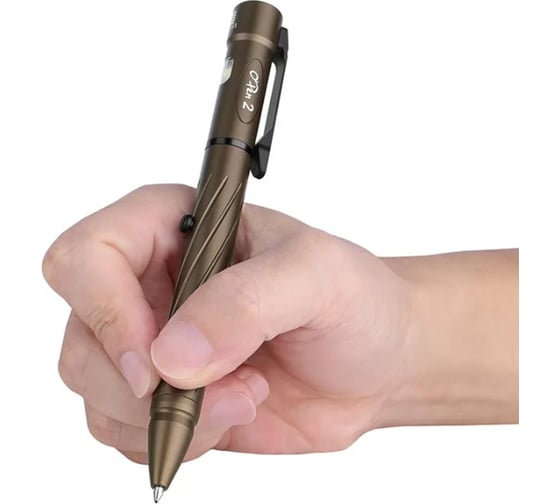 Тактическая ручка-фонарь Olight Open 2 Desert Tan светодиодная, комплект MV-122360