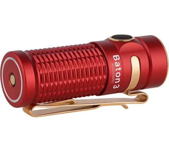 Светодиодный фонарь Olight Baton 3 Red MV-121950