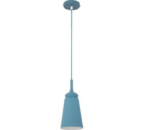 Подвесная люстра De Fran Е27 220В 1x60Вт голубой/белый, SP-1628 BL+WT