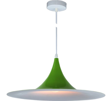 Подвесная люстра De Fran E27 220В 1x60Вт зеленый/белый, SP5-1648 GN+WT