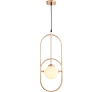 Подвесная люстра De Fran Е27 220В 1x40Вт золото+белый, SP-1612 FGD+WT