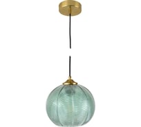 Подвесная люстра De Fran E27 220В 1x60Вт стекло тонированное, золото, SP -0842