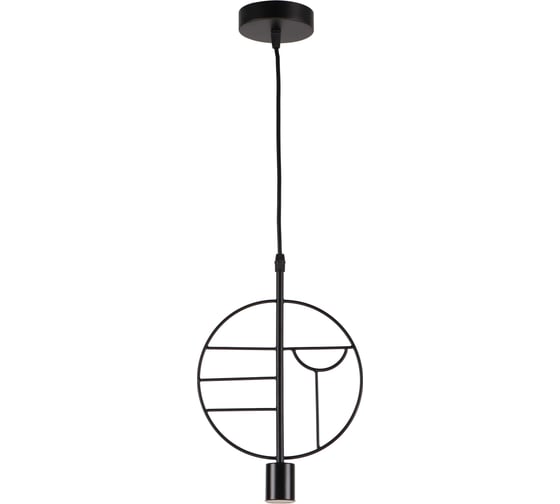 Подвесная люстра De Fran Е27 220В 1x60Вт черный, SP5-1551 BK