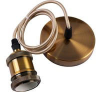 Подвесная люстра De Fran E27 220В 1x60Вт красная бронза +черный, SP -1815 RAB