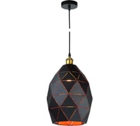 Подвесная люстра De Fran E27 220В 1x60Вт черный/белый, SP5-1609 AB+BK+GD