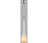 Подвесная люстра De Fran E27 220В 1x60Вт хром, стекло белое, SP1-0957-1CHWH