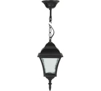 Садово-парковый светильник De Fran Е27 60Вт IP43 черный, фактурное стекло, TV-880HG