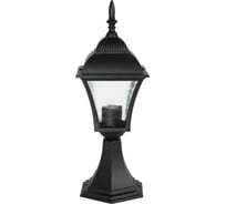 Садово-парковый светильник De Fran Е27 60Вт IP43 черный, фактурное стекло, TV-880P2