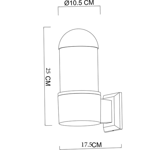 Уличный светильник ARTE LAMP COPPIA A5217AL-1BK