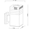 Уличный светильник ARTE LAMP HADAR A4421AL-1BK 4